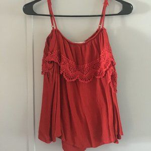 Red Off the shoulder